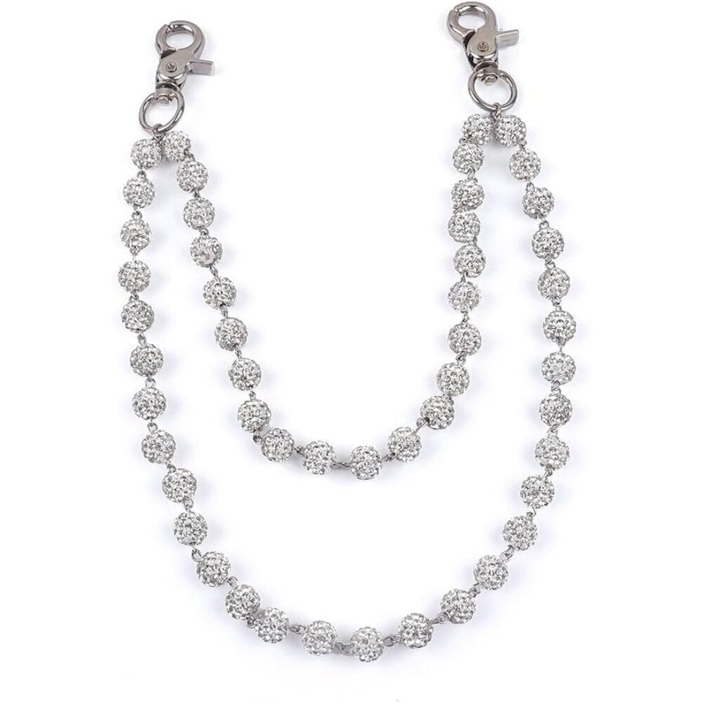 Ceramic Bead Waist Chain Boho Pants Chain for Men Women Festival Jewelry